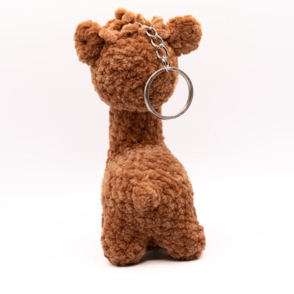 Breloczek alpaka brązowa