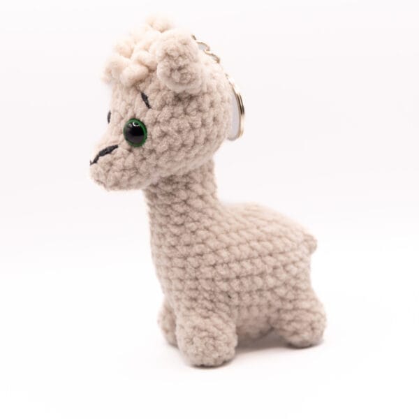 Breloczek alpaka kremowa