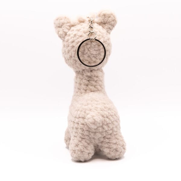 Breloczek alpaka kremowa