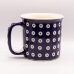 Kubek ręcznie malowany Bolesławiec „Alpacze Ranczo” 350 ml