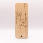 Zakładka z alpaką w okularach