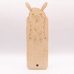 Zakładka z alpaką z uszami i serduszkami