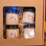 Zestaw prezentowy 4 świeczki sojowe