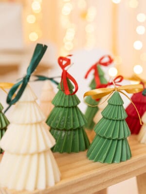 Świeca sojowa choinka