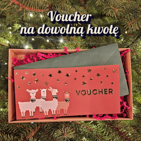 Voucher świąteczny z alpakami – prezent premium na dowolną kwotę