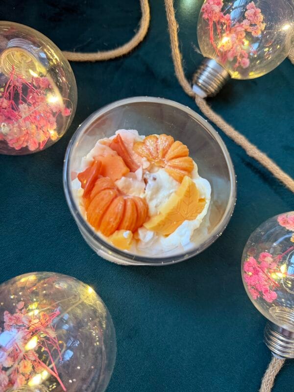 Świeca sojowa premium Dynia & Drewno