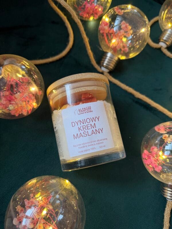 Świeca sojowa premium Dyniowy Krem Maślany