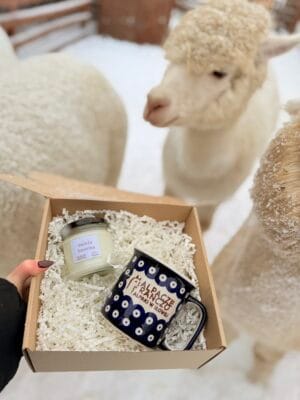 Prezent na Dzień Babci i Dziadka - świeca + kubek