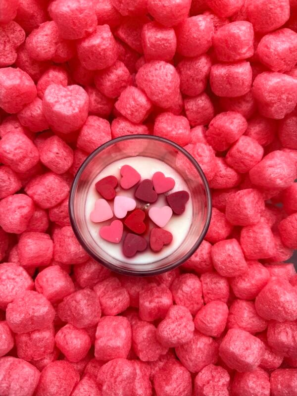 Walentynkowa świeca - Owocowa pokusa