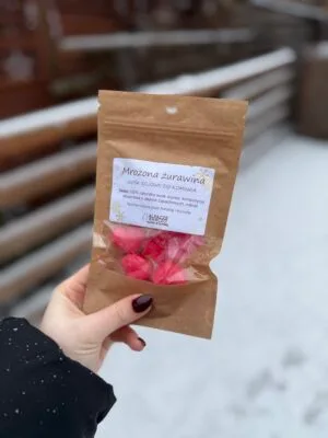 Wosk sojowy do kominka Mrożona Żurawina