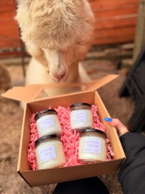 Prezent na Dzień Kobiet - 4 świece sojowe